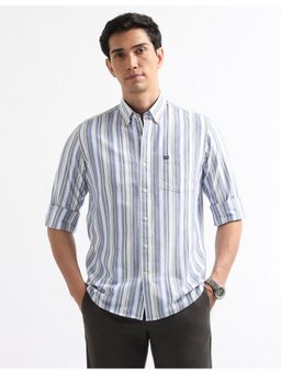 Arrow Sports - Cotton Full Sleeves Blue Shirt