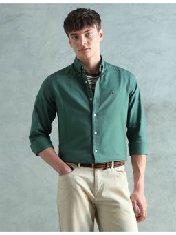 Arrow Sports - Cotton Full Sleeves Green Shirt
