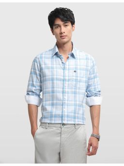 Arrow Sports - Cotton Full Sleeves Blue Shirt