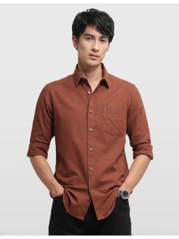 Arrow Sports - Cotton Full Sleeves Rust Shirt