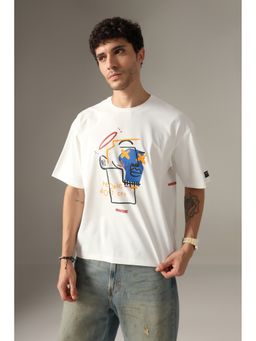 MONOTONE - People Don't Cry White T-Shirt