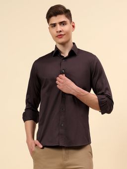 Cantabil - Men'S Grey Breathable and Soft Color Formal Shirt