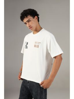 MONOTONE - Calculated Path White T-Shirt