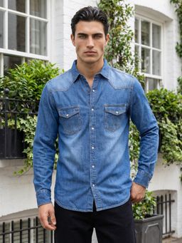 Southbay - Denim Full Sleeves Blue Shirt