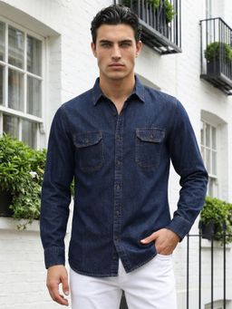 Southbay - Denim Full Sleeves Navy Blue Shirt