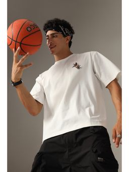 MONOTONE - Twin Swallows White T-Shirt