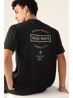 MONOTONE - Tonal Definition Black T-Shirt