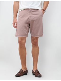 U.S. POLO ASSN. - Men's Solid Pink Slim Fit Shorts