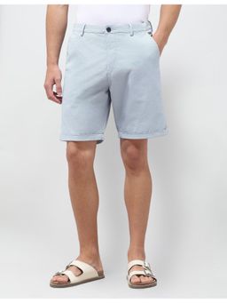 U.S. POLO ASSN. - Men's Solid Blue Slim Fit Shorts