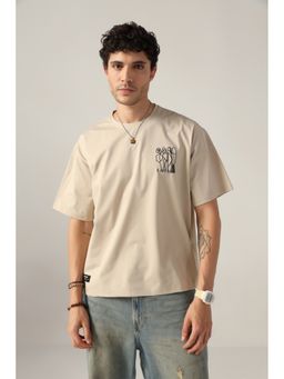 MONOTONE - Virtue of Ignorance Beige T-Shirt
