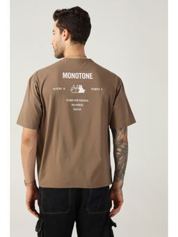 MONOTONE - Forever Young Brown T-Shirt