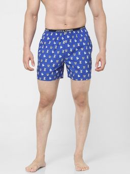 Jack & Jones - Blue Printed Boxers