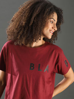 PINACOLADA - Maroon Women Casual Stylish Crop Tops