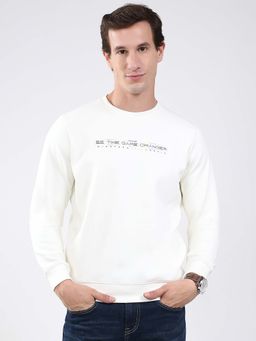 Monte Carlo - White Full Sleeve Sweatshirt