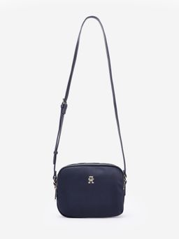 Tommy Hilfiger - Solid Navy Blue Nylon Sling Bag