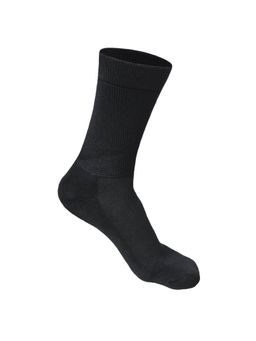 Heelium - Bamboo Crew Socks for Men - 1 Pair - Black - Anti Odour - Breathable