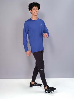 Technosport - Men Solid Slim Fit Round Neck Sports T-Shirt With Technocool