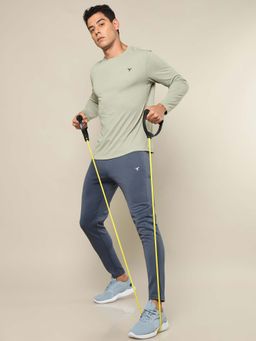 Technosport - Men Solid Slim Fit Round Neck Sports T-Shirt With Technocool