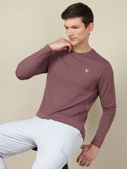 Technosport - Men Solid Slim Fit Round Neck Sports T-Shirt With Technocool
