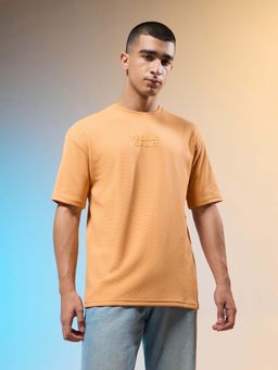 Technosport - Men Printed Relaxed Fit Round Neck T-Shirt With Cotflex