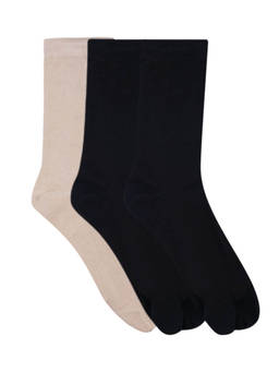 NEXT2SKIN - Women Regular Length Thumb Multi-Color Socks - Pack of 3