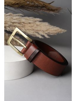 Allen Solly - Men Brown Textured Casual Belt