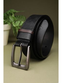 Allen Solly - Men Black Textured Casual Belt