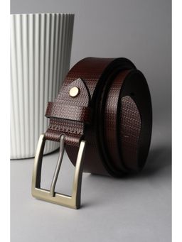 Allen Solly - Men Brown Textured Casual Belt