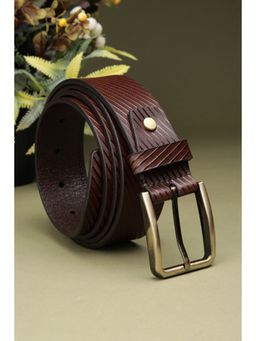 Allen Solly - Men Brown Textured Casual Belt