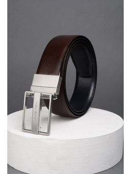 Van Heusen - Men Brown Textured Formal Belt