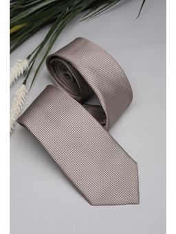 Van Heusen - Men Grey Embroidered Formal Tie