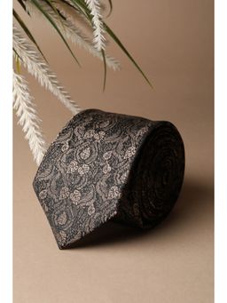 Van Heusen - Men Beige Embroidered Formal Tie