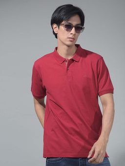 CRIMSOUNE CLUB - Mens Red Polo T-Shirt