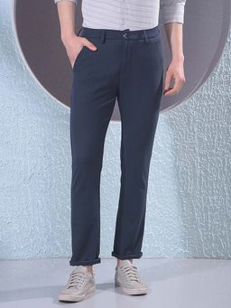 CRIMSOUNE CLUB - Mens Navy Blue Trousers