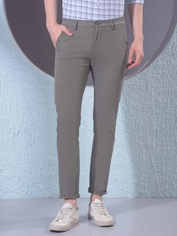 CRIMSOUNE CLUB - Men Beige Trouser