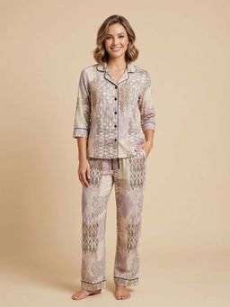 FABLUSH - Women Nightwear Nightsuit Multi-Color (Pack of 2)