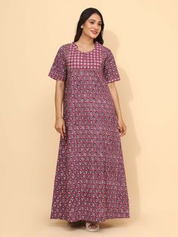 YELLOW BLOOM - Lavender Bloom Nightdress