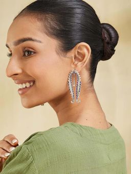 Fabindia - Women Multi-Color Meenakari Dangler Earrings