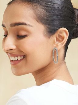 Fabindia - Women Silver Drop Earrings