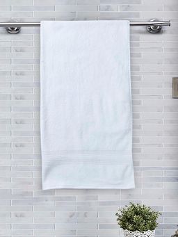 Fabindia - White Sancha Cotton Pile Hand Towel