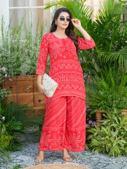 Gahan - Badhani Natural Crepe Co-Ord Set