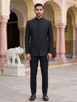 Jompers - Japanese Embroidered Bandhgala with Trouser