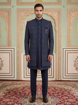 Jompers - Men's Imported Japanese Fabric Waistcoat and Bandhgala with Trouser