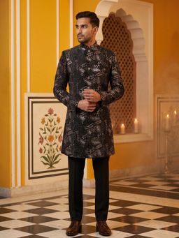 Jompers - Premium Velvet Embroidered Sherwani with Trouser