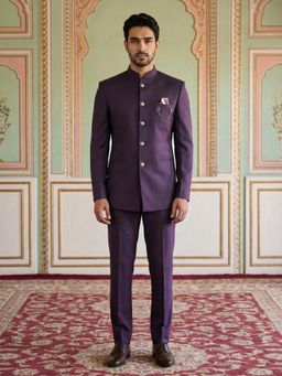 Jompers - Premium Solid Japanese Fabric Bandhgala with Trouser