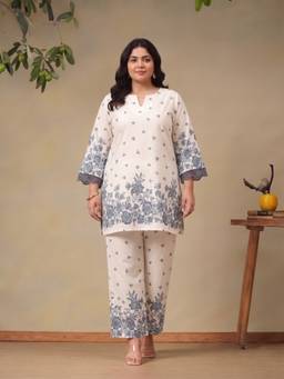 Bani Women - Plus Size Floral Printed Co-Ord Set