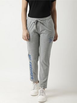 Club York - Women Grey Slim Fit Track Pants