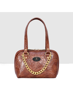 ESBEDA - Tan Color Textured Small Handbag for Women (S)