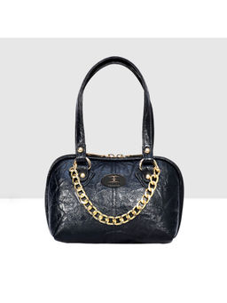 ESBEDA - Black Color Textured Small Handbag for Women (S)