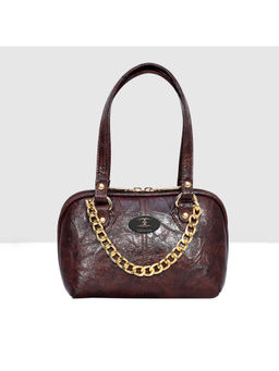 ESBEDA - Brown Color Textured Small Handbag for Women (S)